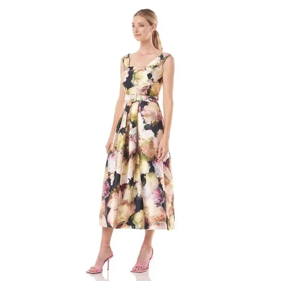 kay unger fit and flare dress HARLOREE main image 0